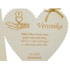 Památka na 1. svaté přijímání stojící srdce