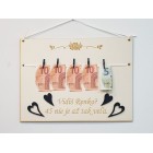 Gratulační tabulka 30x22cm - vidíš, 40 není až tak moc - žlutá