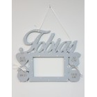 Fotorámeček se jménem na zeď barva červená