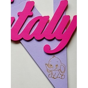 Jméno s údaji o narození – jméno na zeď 2