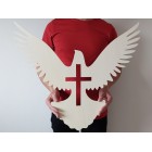 Výzdoba do kostela holubice 40 cm