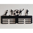 Dřevěný držák malovaný FOTBAL 45 cm