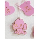 5 visících doplňků s názvem Lara a zvířátko sloník