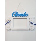 Dřevěný fotorámeček dárek pro děťátko Richard