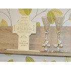 Poděkování rodičům ve tvaru kříže 25,5x25cm