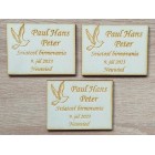 Dřevěná magnetka biřmování 8 cm cena za kus