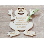 Magnetská žába děkuje 11 cm