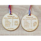 Dárek pro pana učitele medaile 9cm