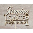 Dřevěný kolík 1. svaté přijímání KALICH s JMÉNEM 15cm