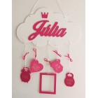 Darček před novorodencem meno na obláčiku 35cm