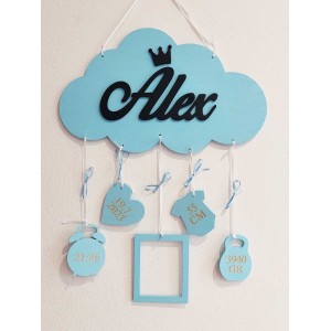 Jméno s údaji o narození – jméno na zeď