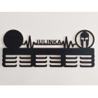 Dřevěný věšák na medaile malovaný 55cm TRIFECTA SPARTAN