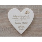 Svatební Magnetky velké 9x9cm vychovali svou dceru