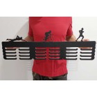 80cm dřevěný věšák na medaile + malování