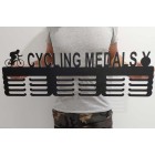 80cm dřevěný věšák na medaile + malování