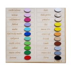 Dřevěný věšák na medaile malovaný 55 cm FOTBAL