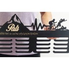 80cm dřevěný věšák na medaile + malování + jméno + triatlon