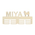 Věšák na medaile s jménem pro pejska 45cm