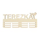 Věšák na medaile s názvem taekwondo 45cm