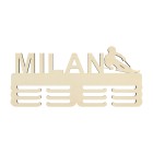 Věšák na medaile s názvem sjezdové lyžování