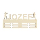 Věšák na medaile s názvem box a běh 45cm