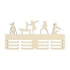 Dřevěný věšák na medaile Hip-Hop 45cm