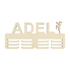 Dřevěný držák na medaile s názvem thajský box 45cm