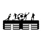 Dřevěný držák malovaný FOTBAL 45 cm