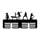 Dřevěný držák natřený s motivem TANEC 45 cm