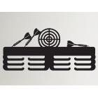 Dřevěný držák malovaný ŠÍPKY 45 cm