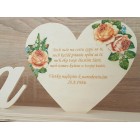 Stojan s křestním jménem a srdíčkem