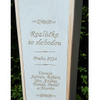 Dřevěný obal loučení se svobodou