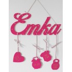 Dárek pro novorozence barva cyklamenová