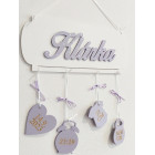 Jméno na tabulce s údaji o narození Klárka