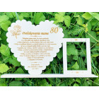 Stojan srdíčko jako poděkování máme 33 cm