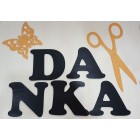 Logo písmená a symbol mají být výšky 20 cm