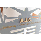 80cm dřevěný věšák na medaile + malování + jméno + plavání