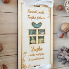 Dřevěný obal na peníze, dárek 20x10cm