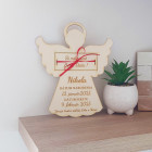 Dárek na křest výška 25 cm ANDĚLÍČEK
