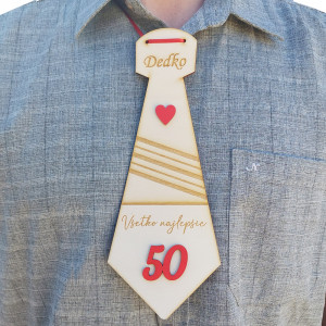 Kravata k narozeninám dárek pro muže 2