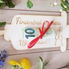 Dárková tabulka Finanční injekce 23x11cm