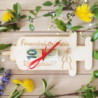 Dárková tabulka Finanční injekce 23x11cm