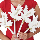 Výzdoba do kostela na 1. svaté přijímání HOLUBICE se jménem