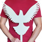 Výzdoba před oltář holubice zápich 40cm