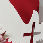 Výzdoba před oltář holubice zápich 40cm