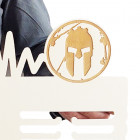 80cm dřevěný věšák na medaile s laserováním športom