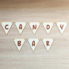 Dřevěná girlanda 10x10cm cena za kus písmenko