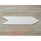 Dřevěná svatební šipka s výřezem