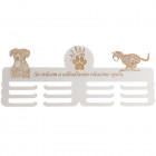 Malovaný držák na medaile 45cm + gravírování z FOTO pejska