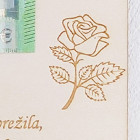 Cože je to 70-tka dřevěná tabulka 20x24,5cm